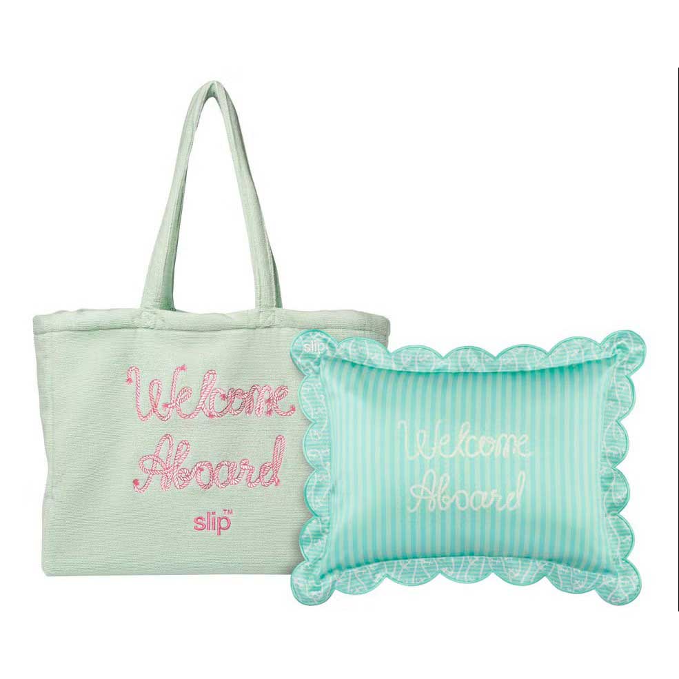 Slip Travel Pillow + Beach Bag